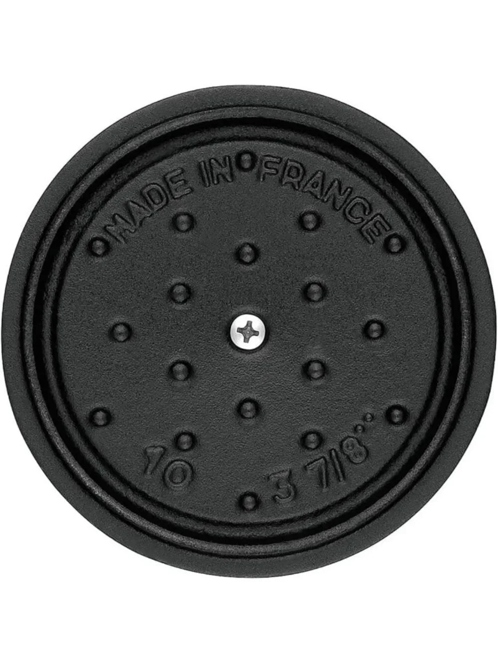Mini Round Cocotte 0.25qt - Matte Black Cast Iron Cookware for Baking & Serving